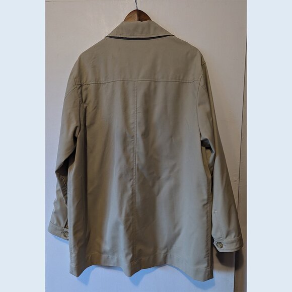 TOMBOLINI - Beige gabardine coat - Sz 50 - Picture 7 of 10